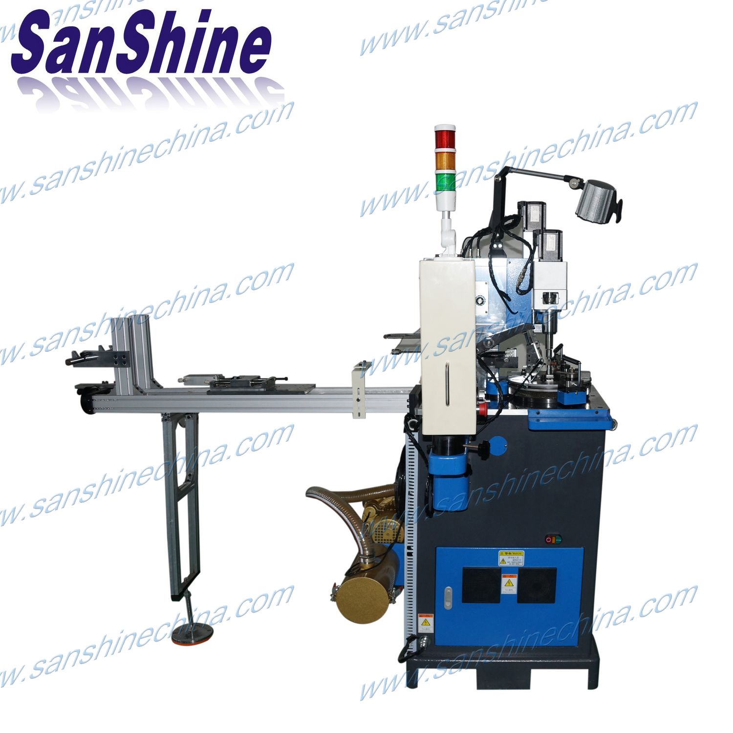 Cam type fully automatic round flat wire air coil winding machine robot (SS-RFAC01)